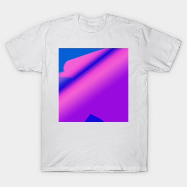 blue pink texture gradient T-Shirt by Artistic_st